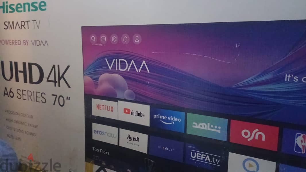 HISENSE 70" 4K UHD WITH BOX + HISENSE 70" 4K SMART TV WITHOUT BOX 5