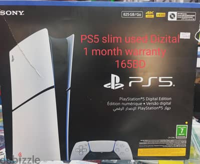 ps5 slim dizital used