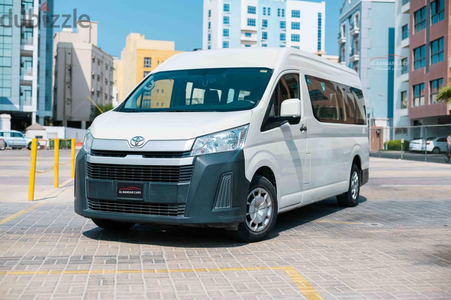 Toyota Hiace Passenger V6 High Roof 2021 White Full Insurance Agency 1