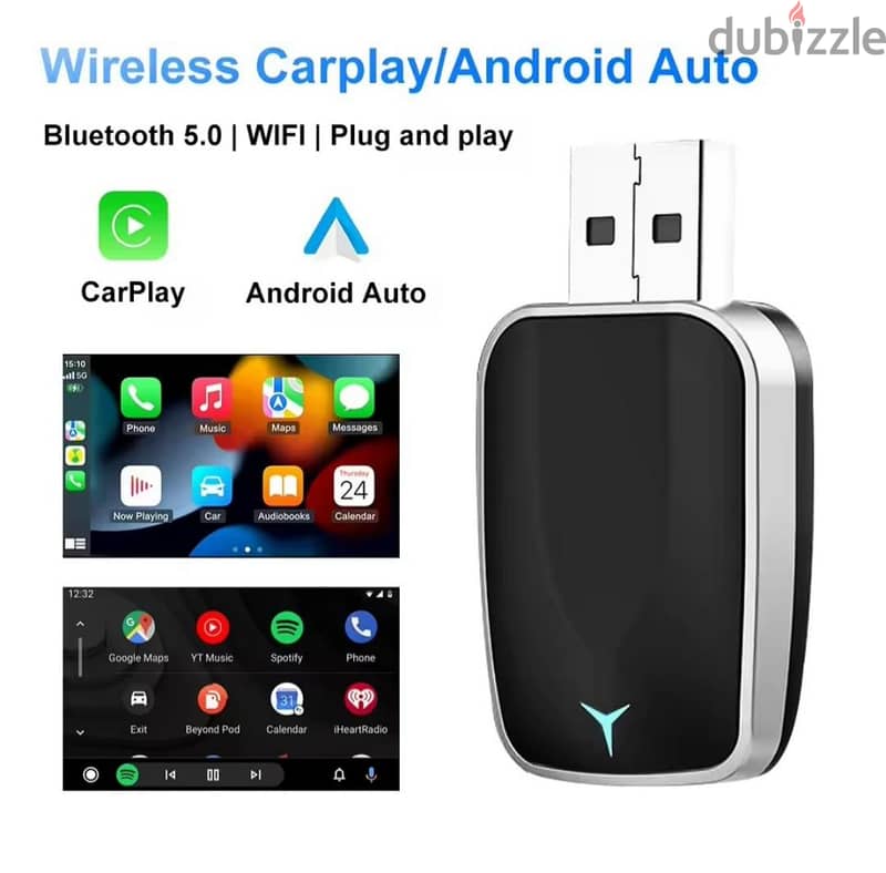محول Car Play اللاسلكي الجديد Android Auto - Car Accessories - 105777069