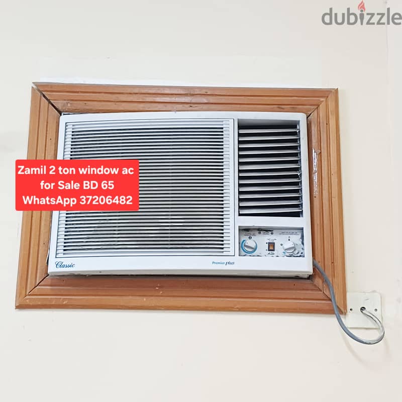 Slightly used window ac and other items for sale with Delivery fixing 1