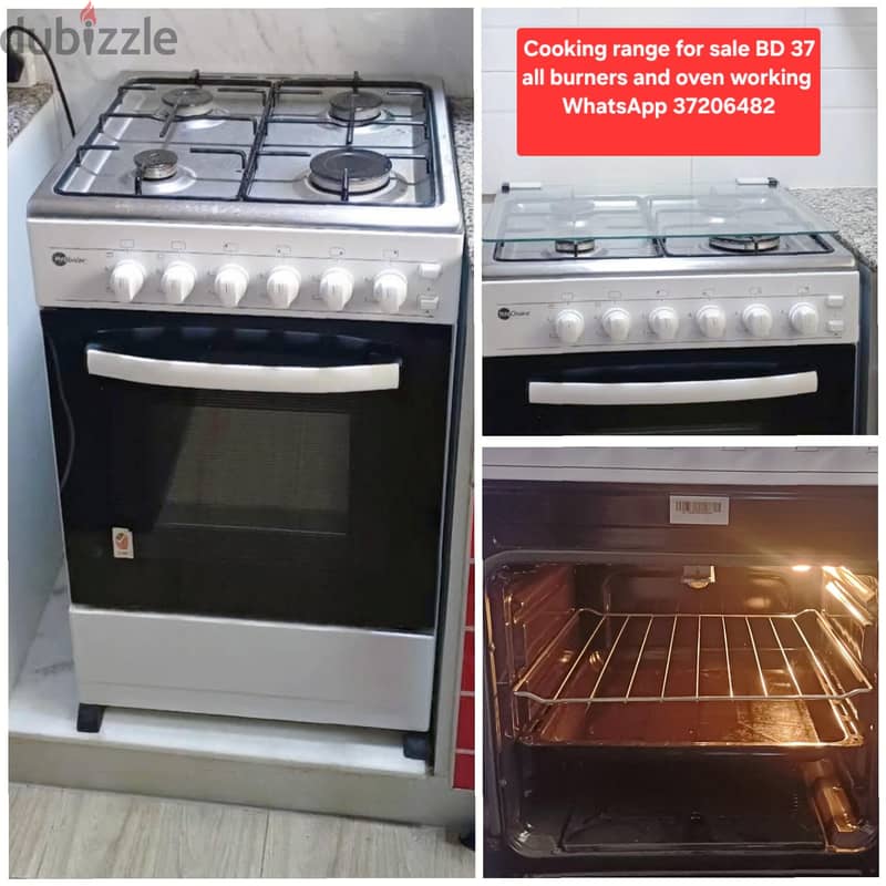 Slightly used window ac and other items for sale with Delivery fixing 10