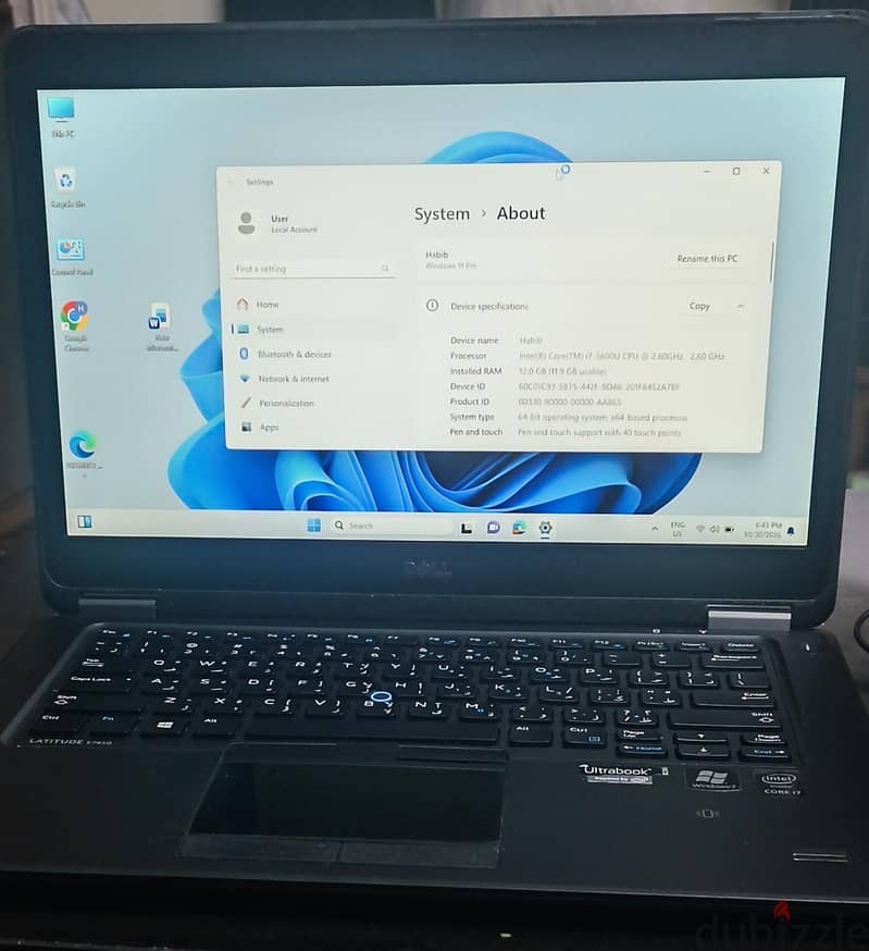 DELL Core i7 5th GEN /12 GB Ram /500 SSD /Display 14''/HDMI-CAM 2