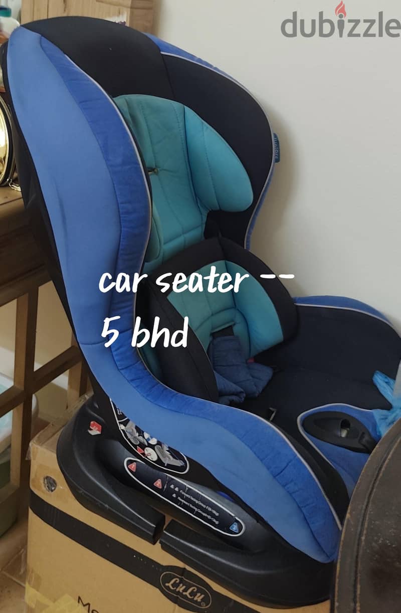 High chair and car seater 1