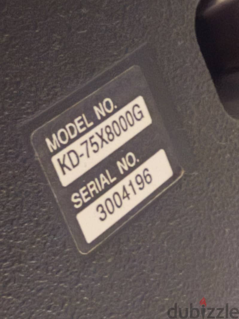 75 inch any Bravia- screen connector to be repaired 1