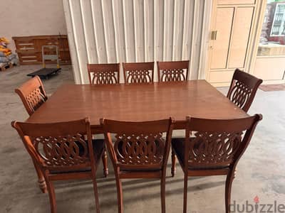 Wooden Dining table 8 seaters
