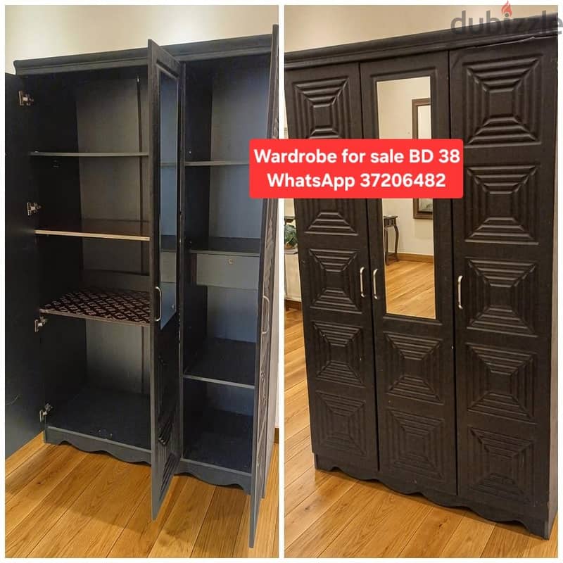 200x200 bed with mattress and other items for sale with Delivery 7