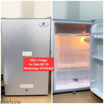 100 L Fridge and other items for sale with Delivery fixing