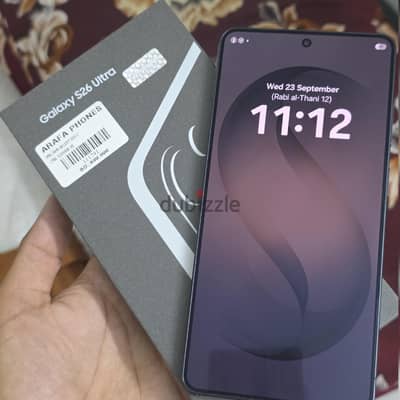 Samsung S26 Ultra 12/256GB | Complete Box | 10 months Warranty