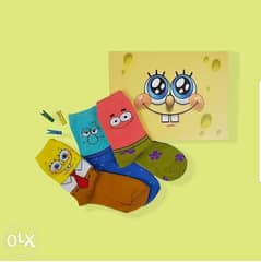 Spongebob socks with box 0