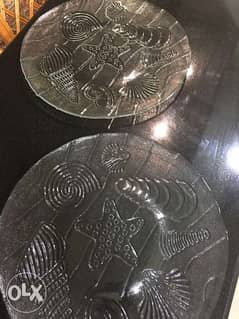 Glass Party plates big size 0