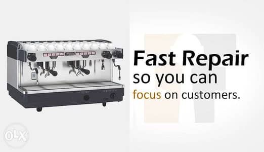 Coffee machine service and repair with all spare parts available