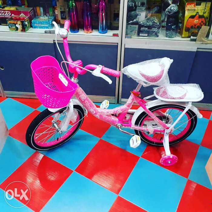 16" pink and red bicycle available brand new 22bd each 1