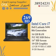 Dell Latitude 5490, Gaming Laptop, 10 GB graphics 0