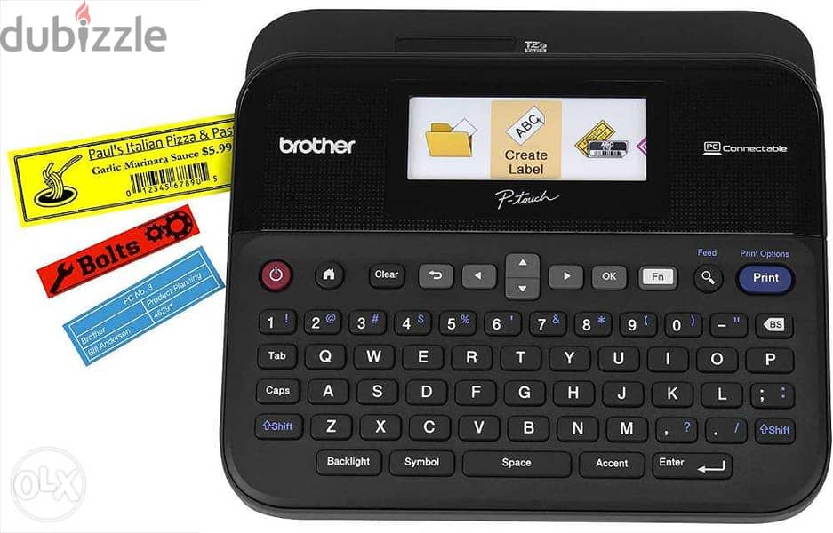 Brother P-touch, PTD600VP, PC-Connectable Label Maker 1