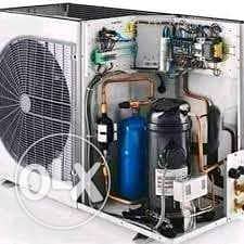 Split AC gas charge and service good price 0