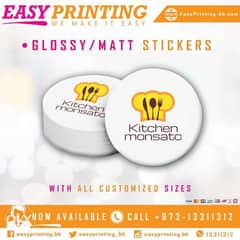 Round Stickers Printing
