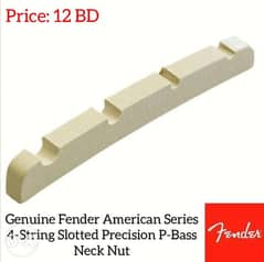 Genuine Fender American Series 4-String Slotted Precision P-Bass nut. 0