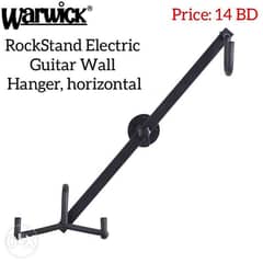 RockStand Electric Guitar and Bass guitar Wall Hanger, horizontal. 0
