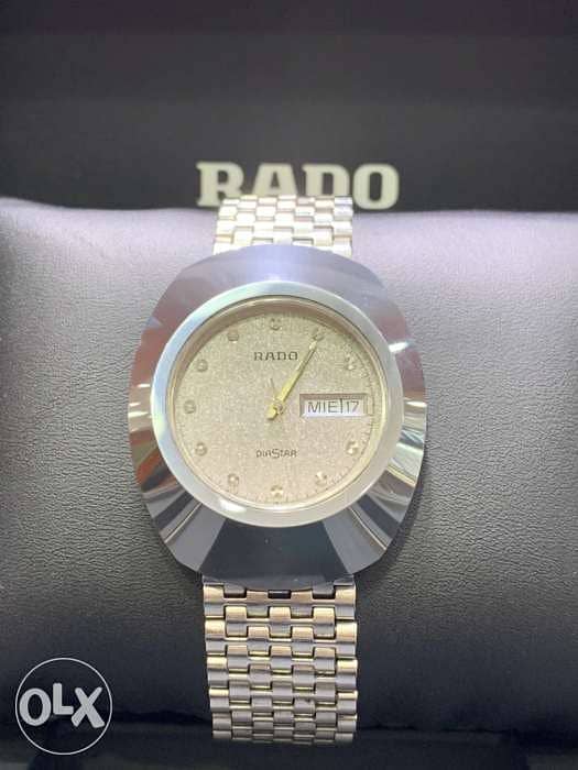 original Rado battery watch steel 0