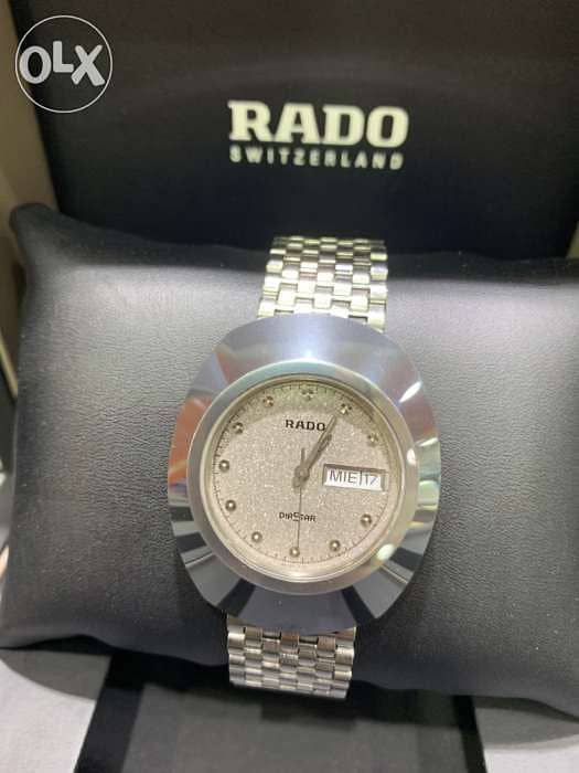 original Rado battery watch steel 3