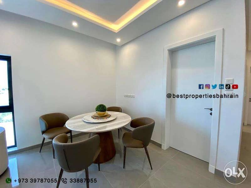 Brand New 2 BHK Apartment w/Balcony in Saar 6