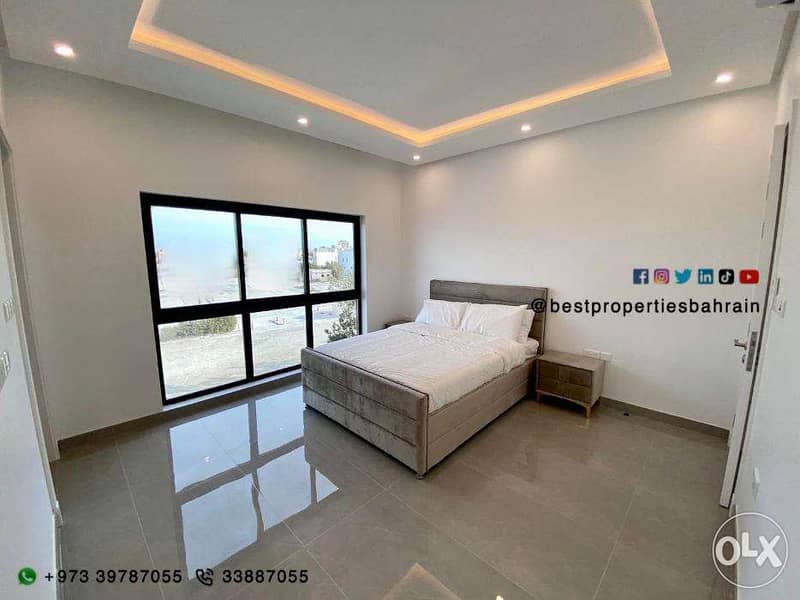 Brand New 2 BHK Apartment w/Balcony in Saar 7