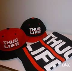 T-shirt & Snapback Hat "Thug Life" bundle 0