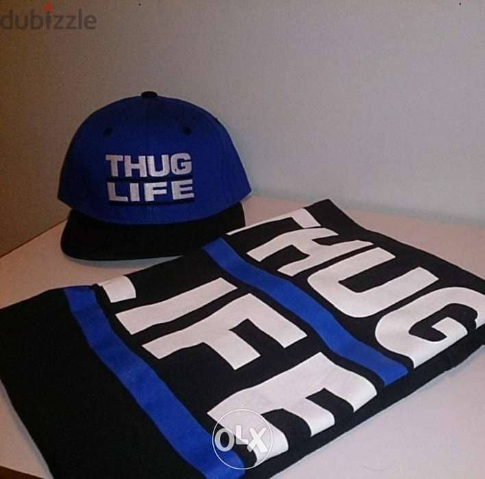 T-shirt & Snapback Hat "Thug Life" bundle 2