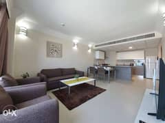 Modern 2bhk apartment furnished for rent in amwaj island+balcony 0