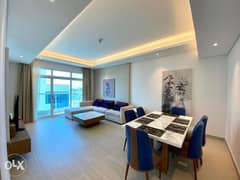 Sea view Luxury 3BR apartment for rent/pools/gym/balcony/ewa/internet 0
