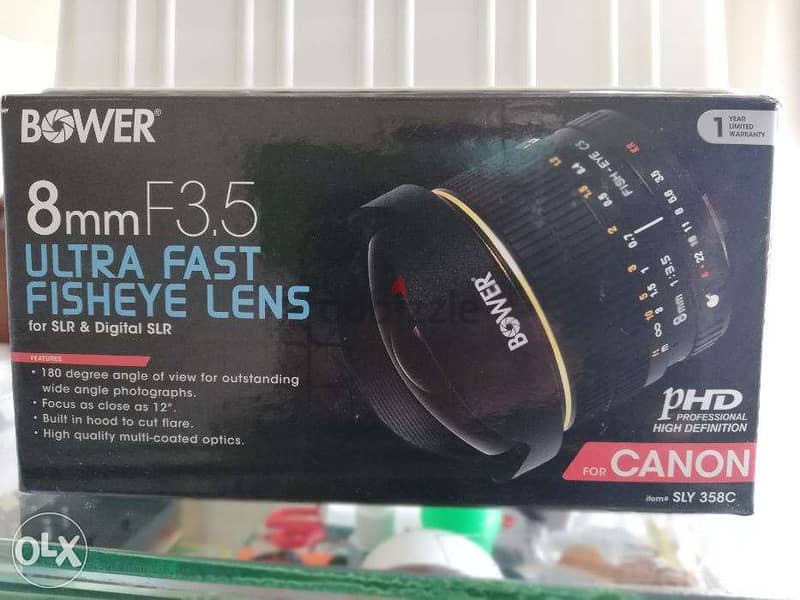 Fisheye Lens for Canon APS-C EOS Cameras 1