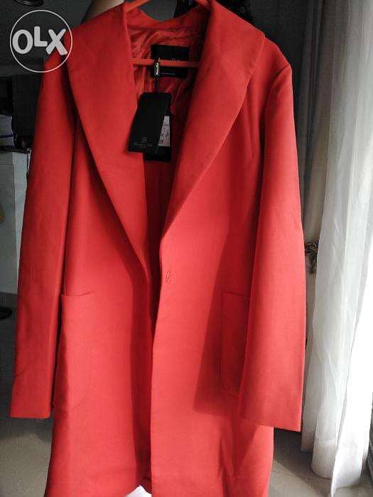 Massimo Dutti Women Red Jacket for Sale! 1