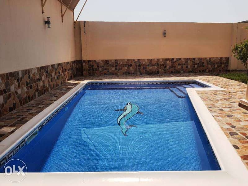 4 Bedroom + maid room semi furnished beautiful villa with private pool 7