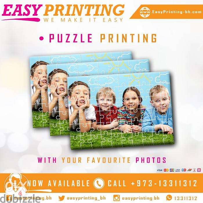 Puzzle Picture Printing - An Customized Gift. 0
