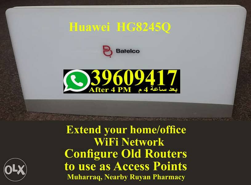 Huawei HG8245Q Configure Batelco Router as Access Points 0