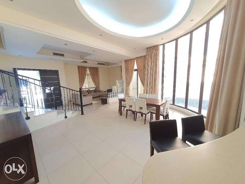 awesome furnished 3 bedroom villa with pool in janabiyah 2