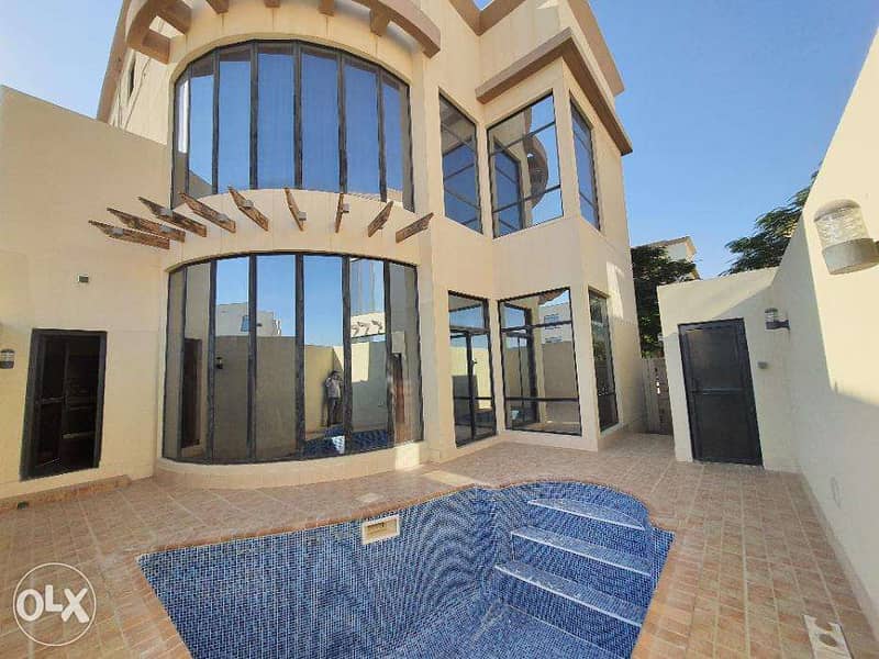 awesome furnished 3 bedroom villa with pool in janabiyah 7