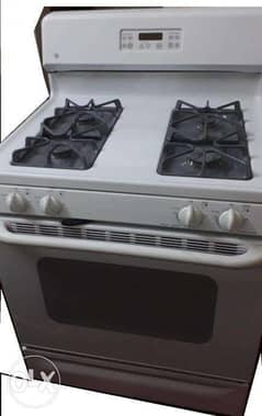 GE - US Brand-White color oven and stove range