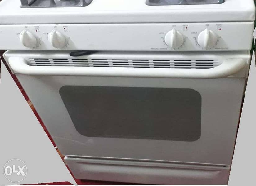 GE - US Brand-White color oven and stove range 1