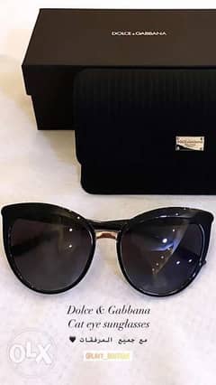 Dolce & Gabbana Cat eye sunglasses نظارة اصلية دولتشي اند قابانا 0