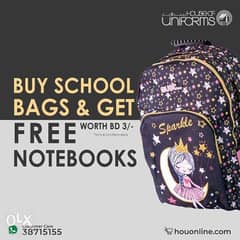 Buy Any School Bag & Get BD 3 Voucher for Notebooks 0