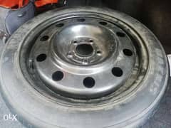 Spare Tire with Rim - Size 17 0