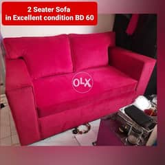 2 seater sofa in Excellent condition for sale 0