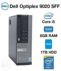 DELL Intel Core i5 4th Generation Ram 8GB / 1TB HDD DVD+W Redy to Use 0