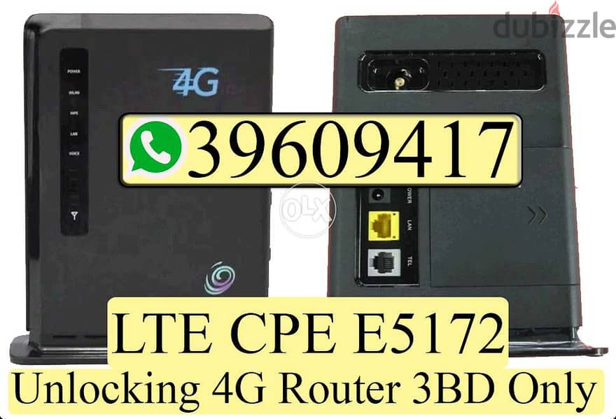 Zain Speed 4G Router LTE CPE E5172 Unlocking (Not for Sale) 0