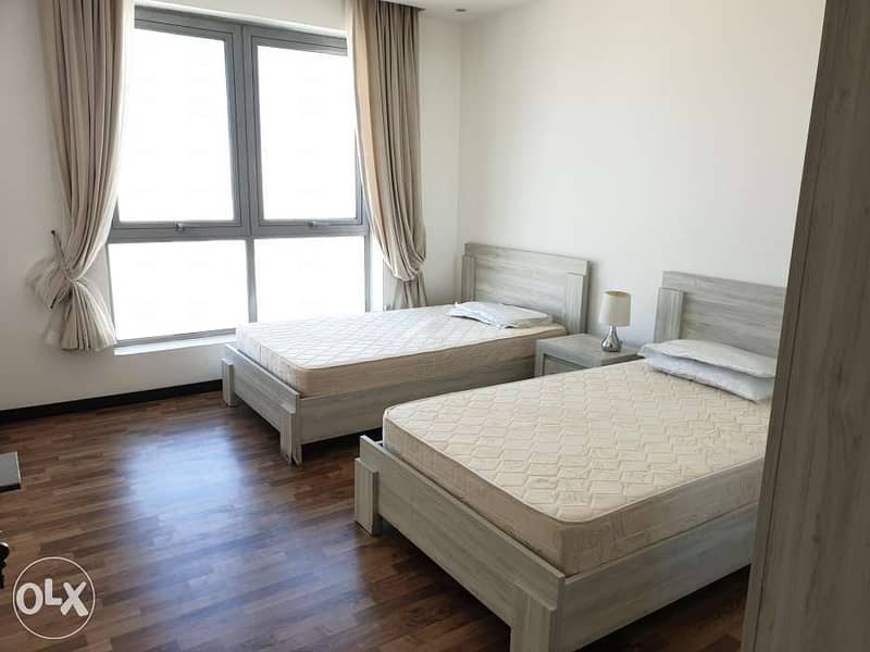 mob 33180618 / 2 bedrooms + maidsroom in Janabiyah near Almercado 2