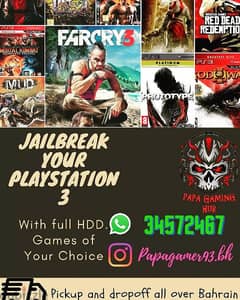 Jailbreak your Ps3 with unlimited Games.