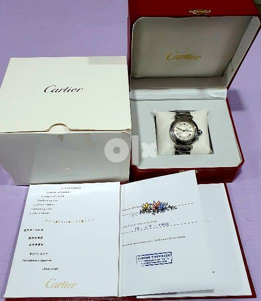 Cartier de Pasha  38mm Automatic Steel watch 2