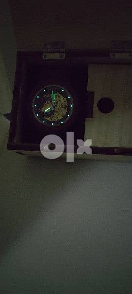 Wood watch automatic 4